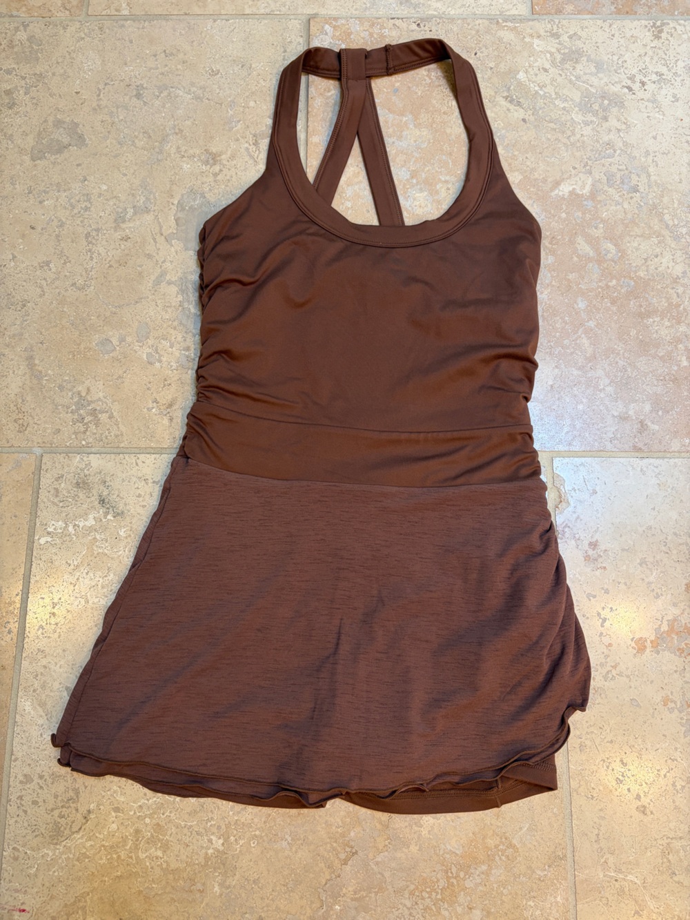 Free People Little Bit of Love Tennis Dress in Argan Oil
